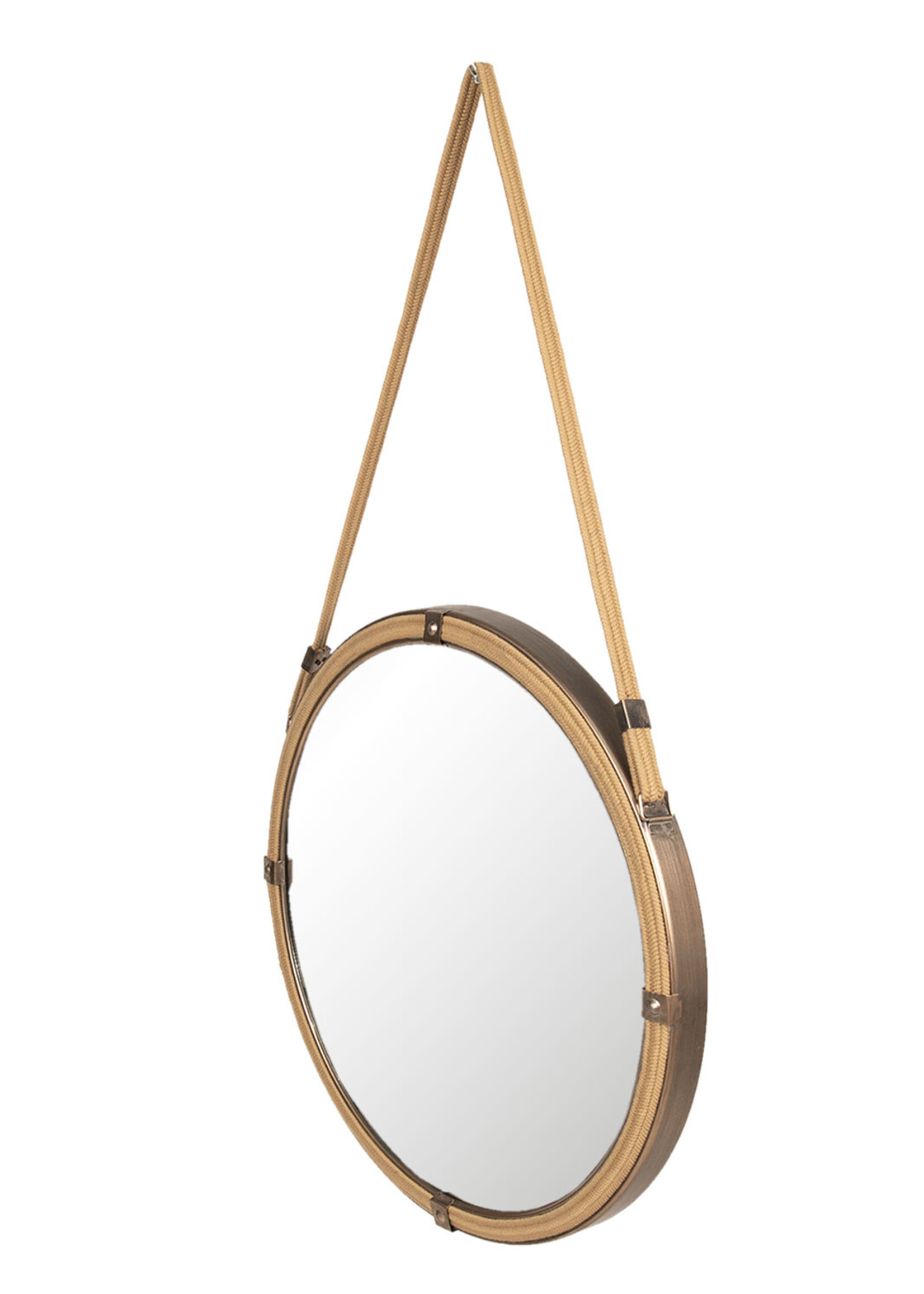 Clayre & Eef Miroir Ø 60*5 cm 52S181