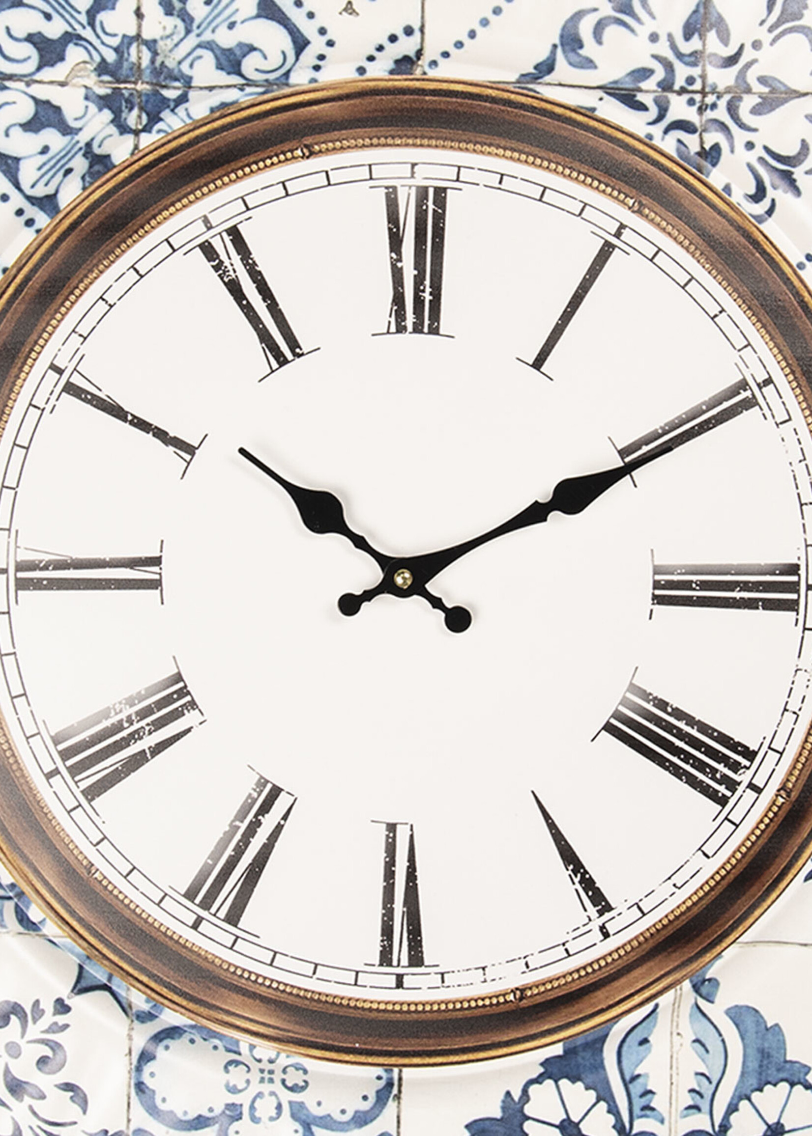 Clayre & Eef Horloge murale Ø 63*4 cm / 1*AA 5KL0160