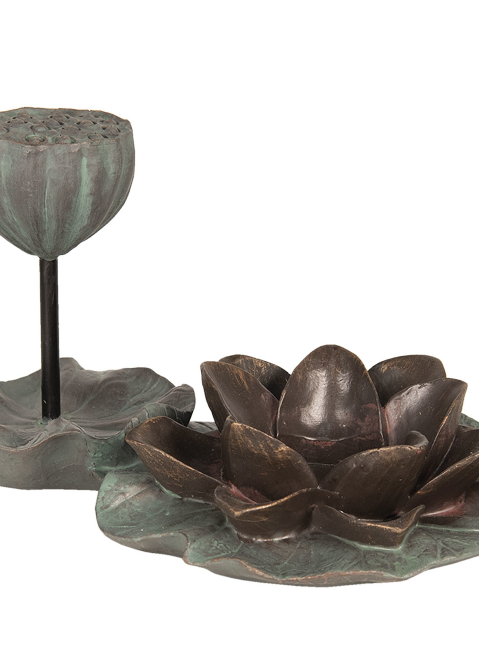 Clayre & Eef Decoratie waxinelichthouder 26*17*14 cm 6PR2649