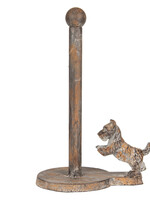 Clayre & Eef Keukenrolhouder hond Ø 24*34 cm 6Y3484