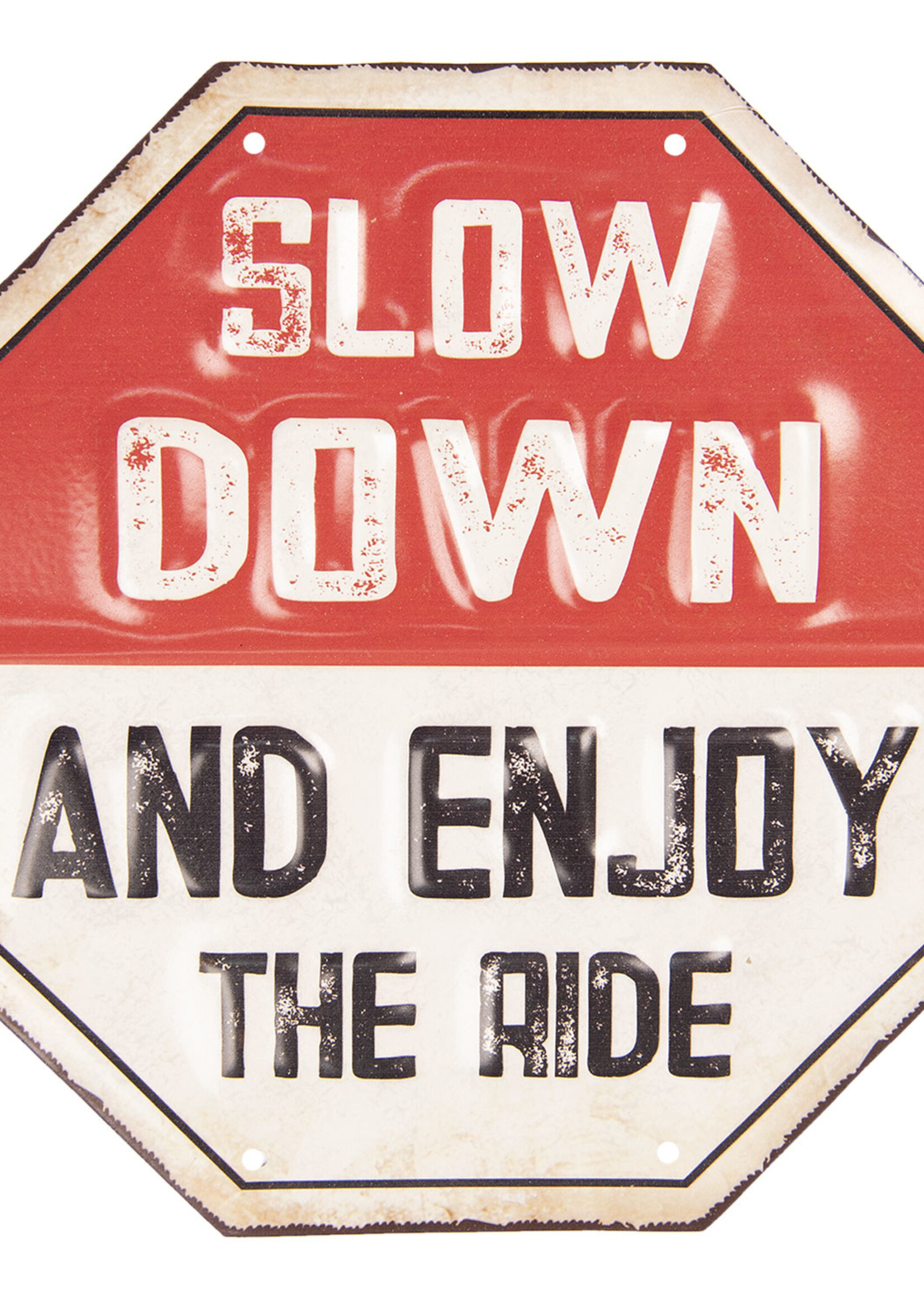 Clayre & Eef Tekstbord 30*30 cm 6Y3493