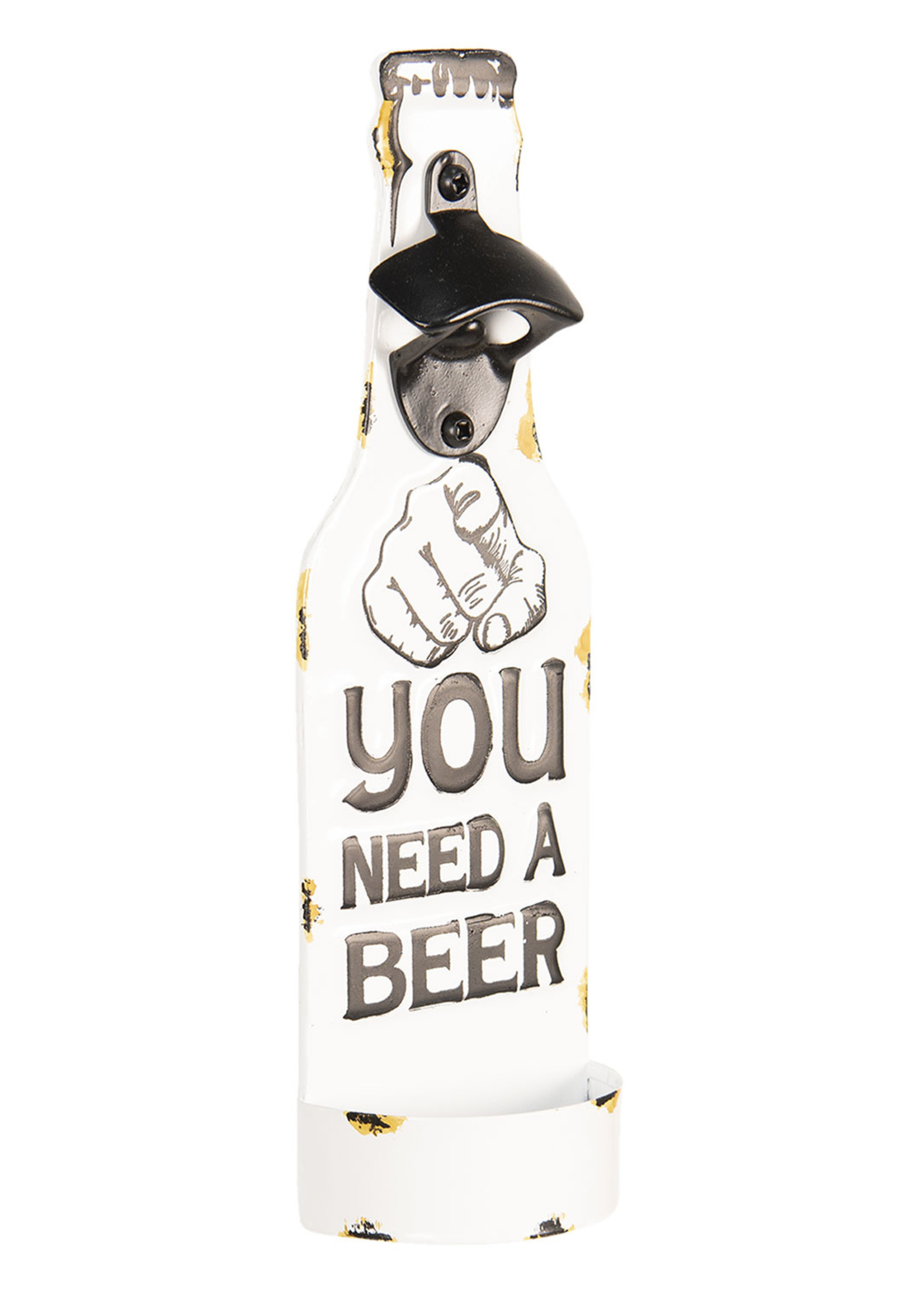 Clayre & Eef Flessenopener 10*5*32 cm 6Y3498