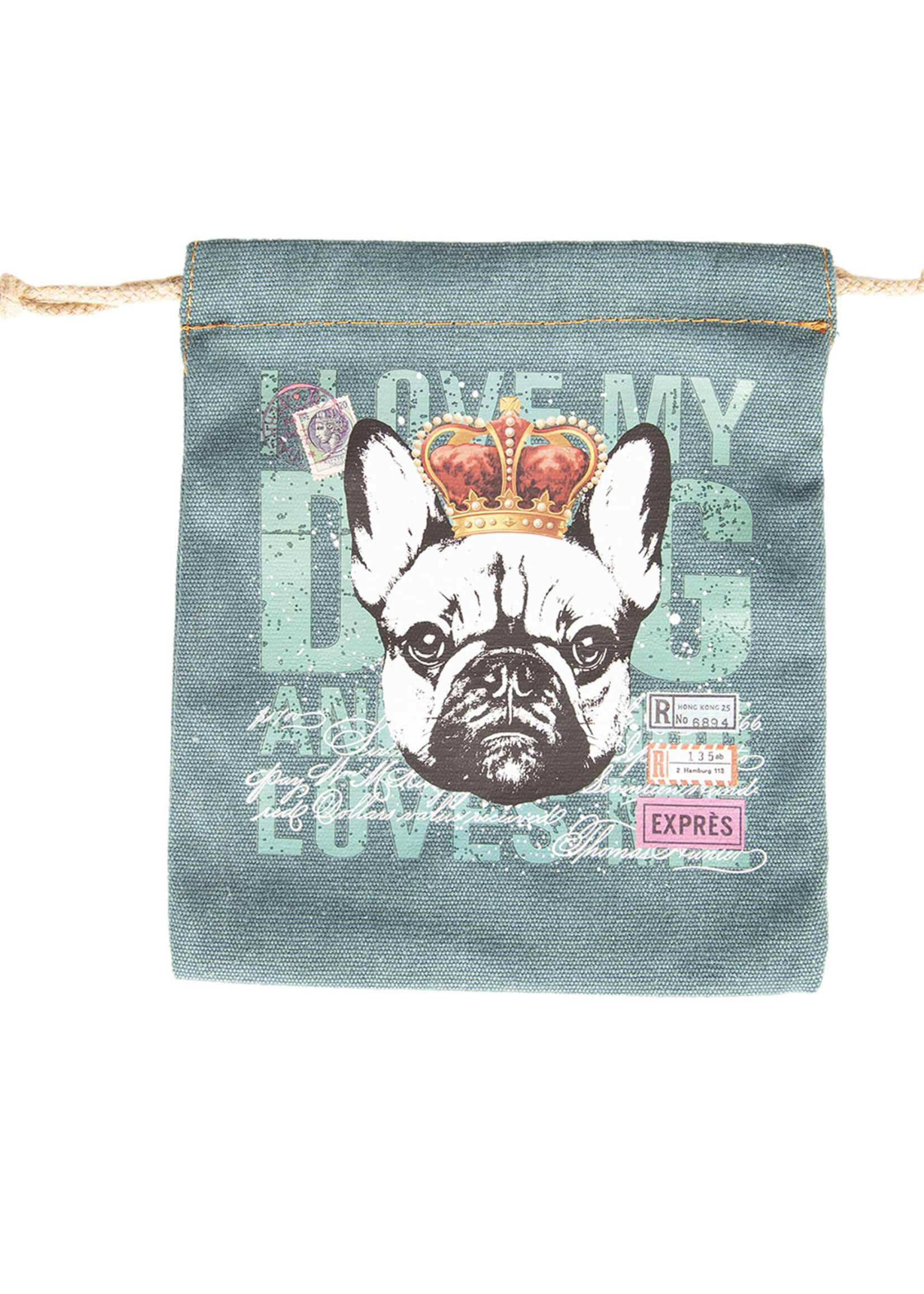 Clayre & Eef Toilettas hond 22*25*1 cm FAP0217