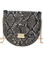 Clayre & Eef Tas 17*18 cm zwart JZBG0191Z