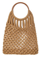 Clayre & Eef Tas 35*50 cm beige JZBG0193