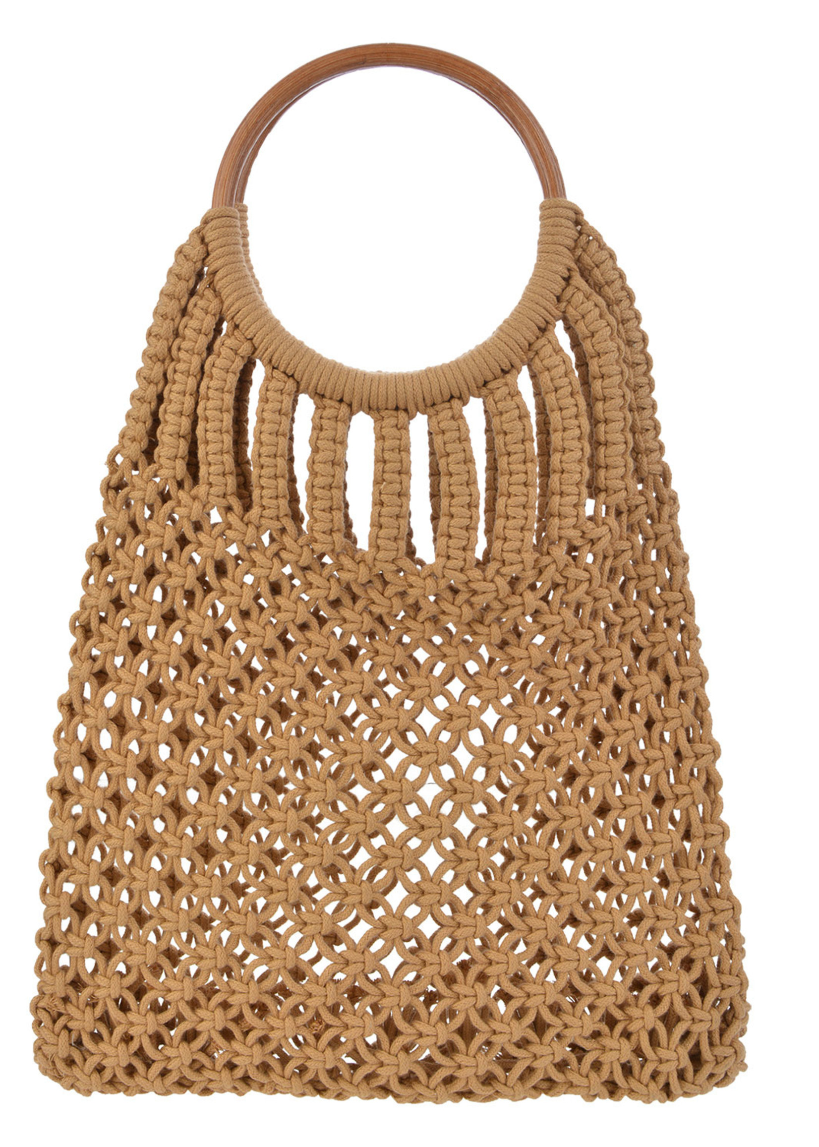 Clayre & Eef Sac 35*50 cm beige JZBG0193