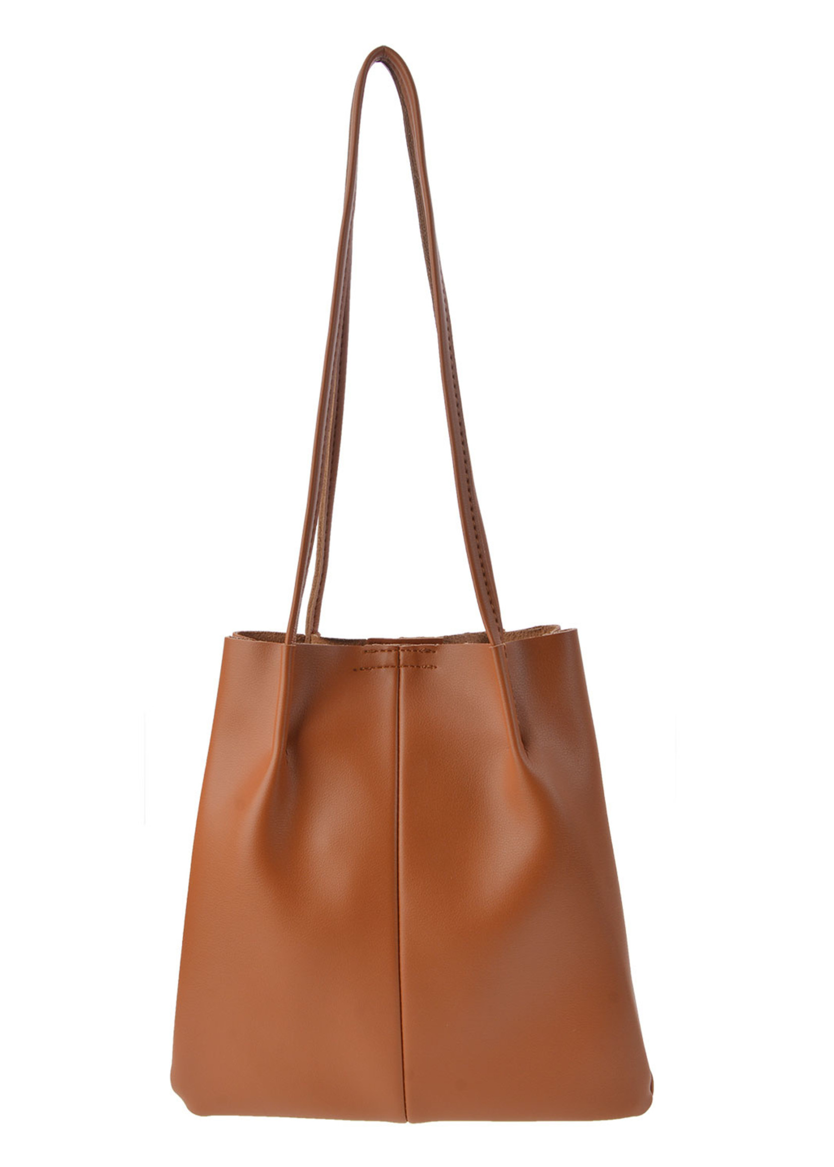 Clayre & Eef Sac 24*25 cm bronze marron JZBG0194CH