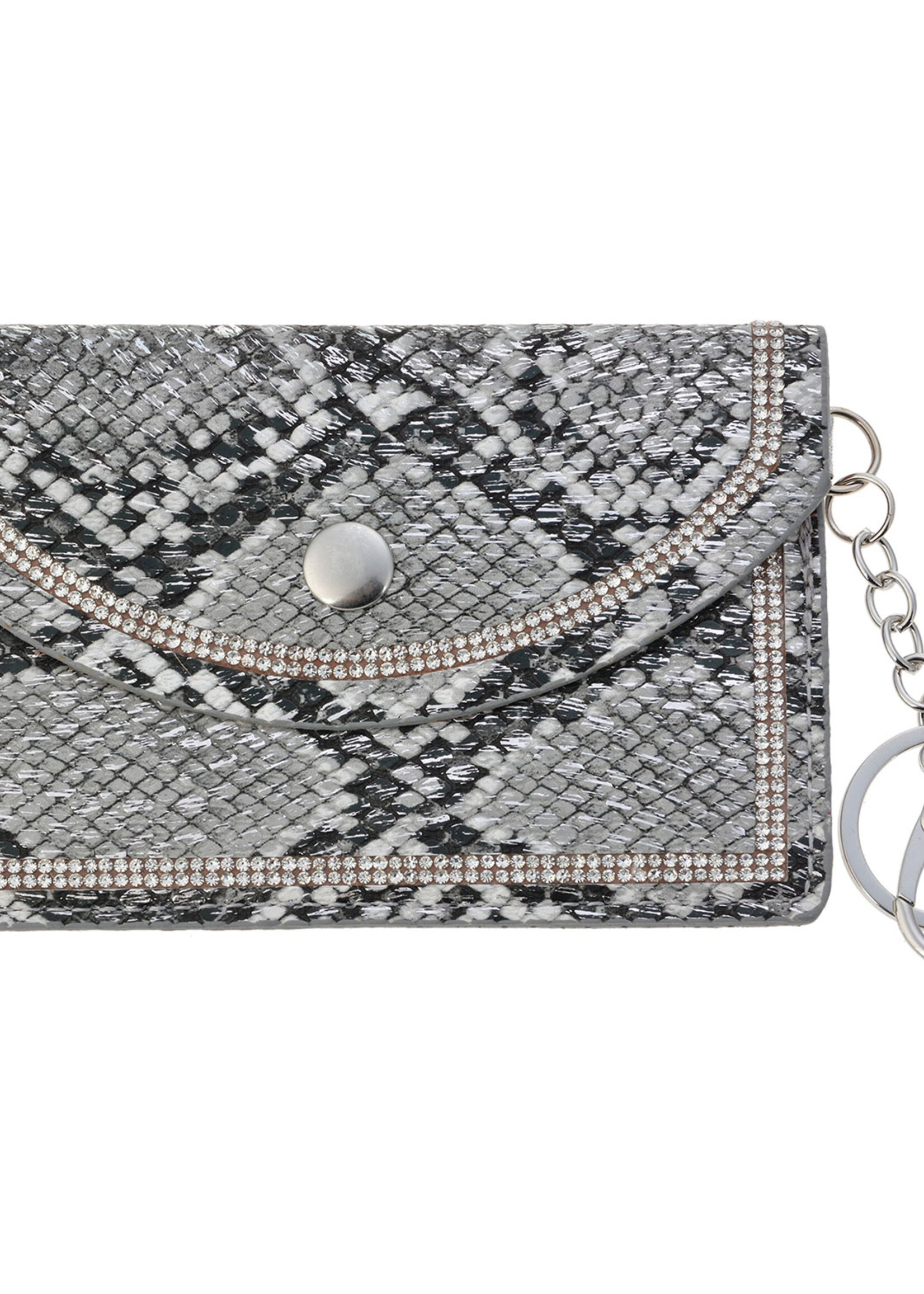 Clayre & Eef Etui à clés 9*13 cm gris JZKW0023G