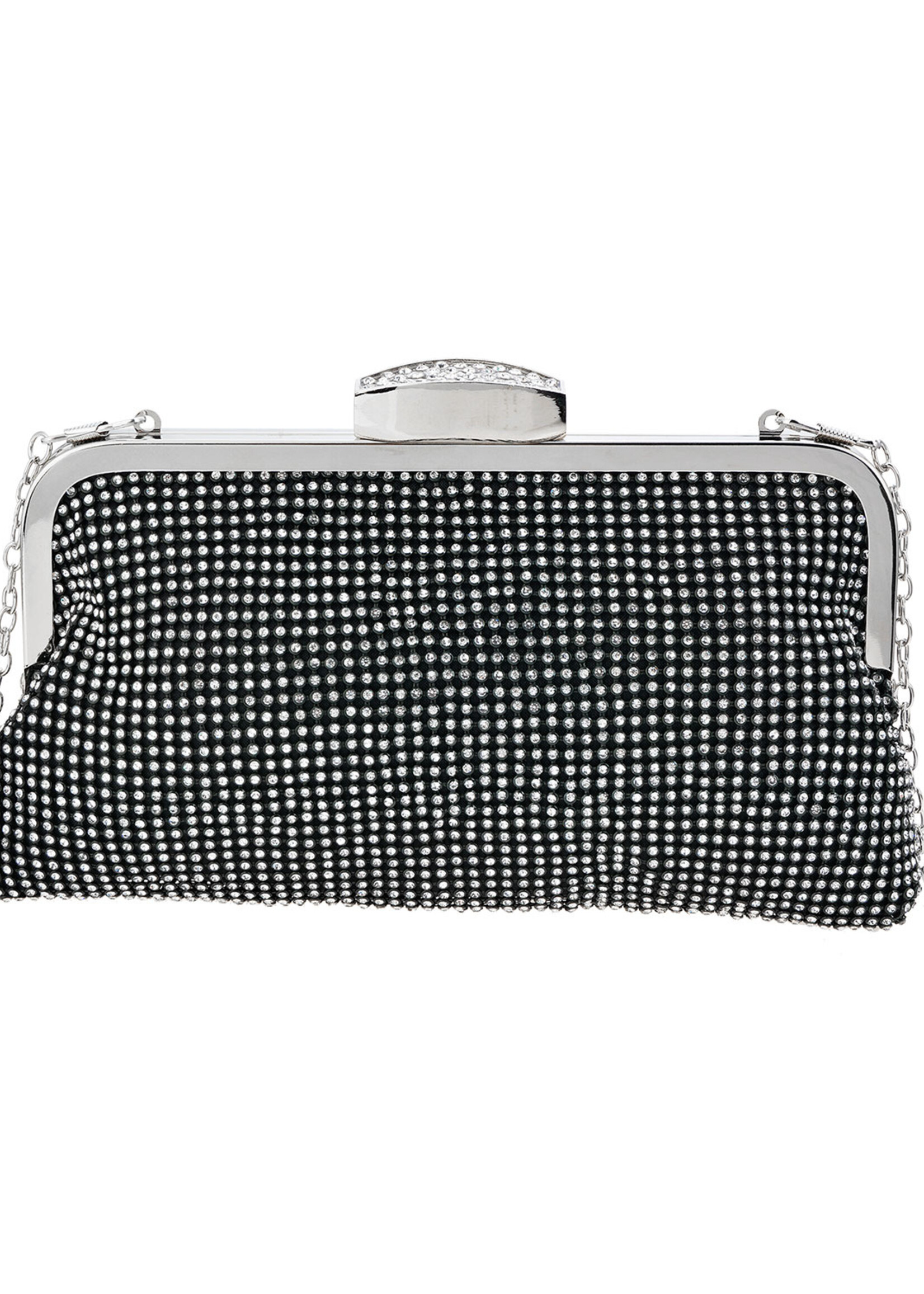 Clayre & Eef Tas 23*13 cm zwart MLBAG0360Z