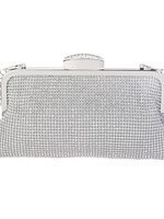 Clayre & Eef Sac 23*13 cm couleur argentée MLBAG0360ZI