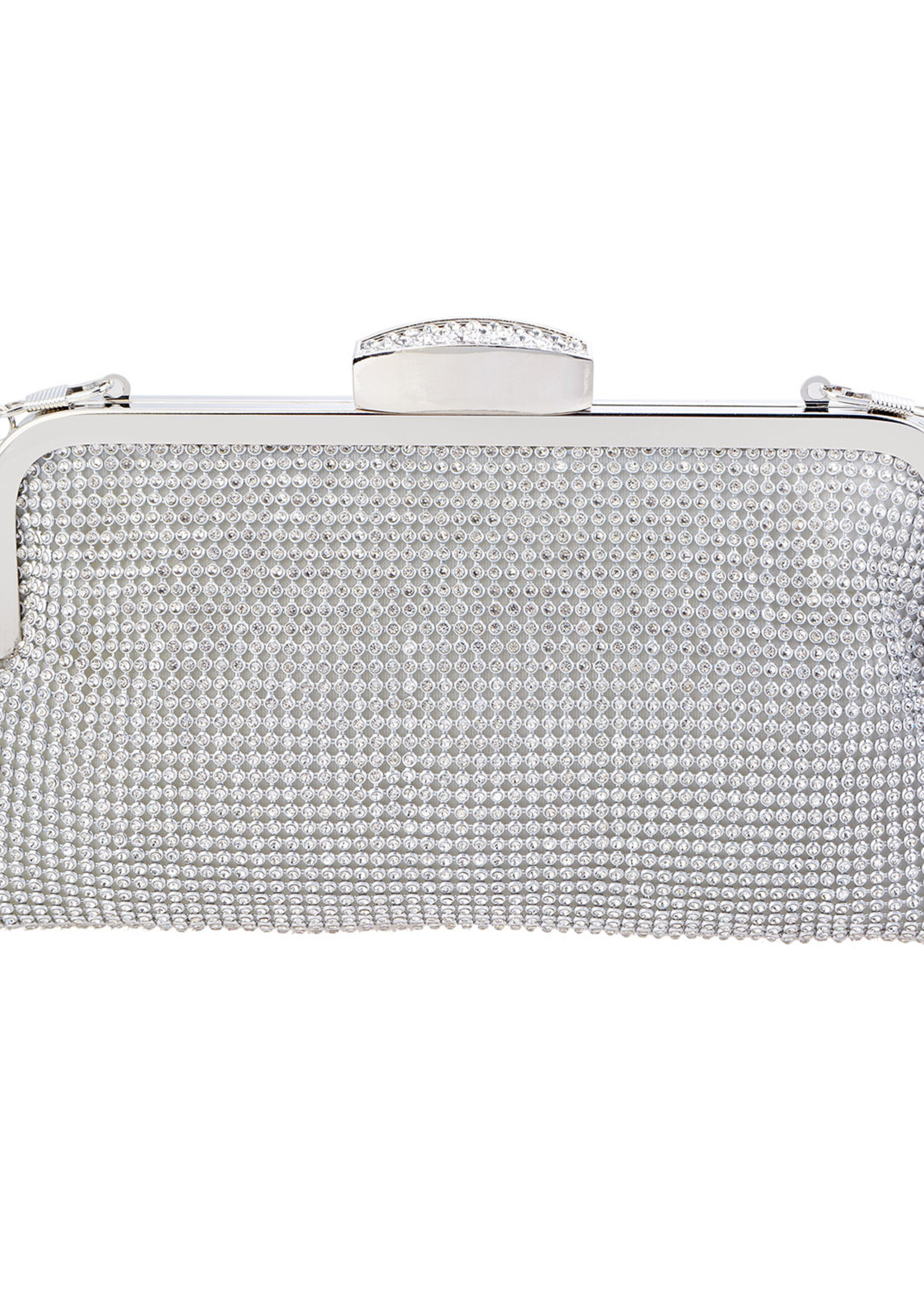 Clayre & Eef Tas 23*13 cm zilverkleurig MLBAG0360ZI