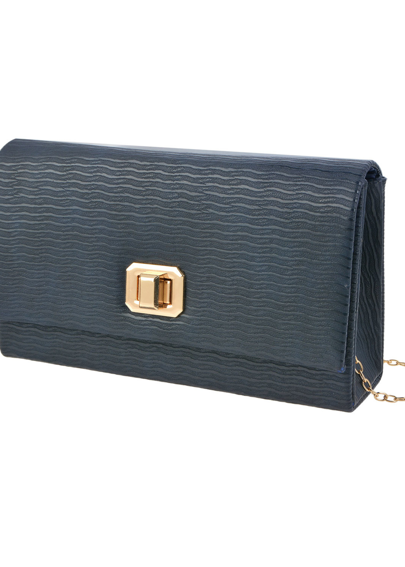 Clayre & Eef Sac 22*14 cm bleu MLBAG0362