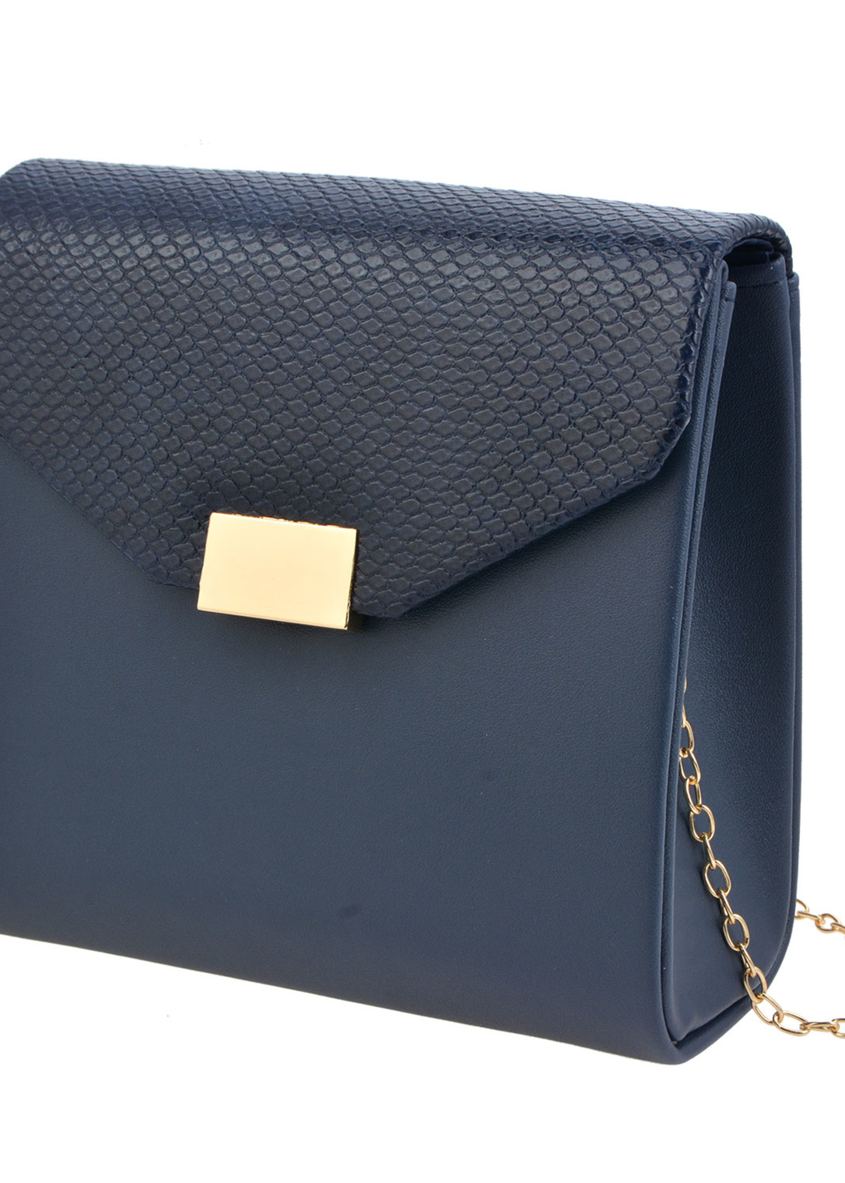 Clayre & Eef Sac 16*16 cm bleu MLBAG0363