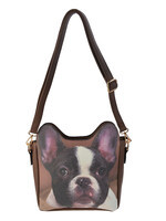 Clayre & Eef Sac 23*25 cm brun MLBAG0372