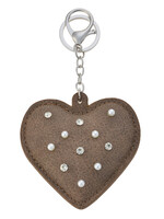 Clayre & Eef Sleutelhanger bruin MLKCH0285