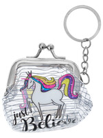 Clayre & Eef Porte-monnaie 11*8 cm couleur argentée MLLLPU0012