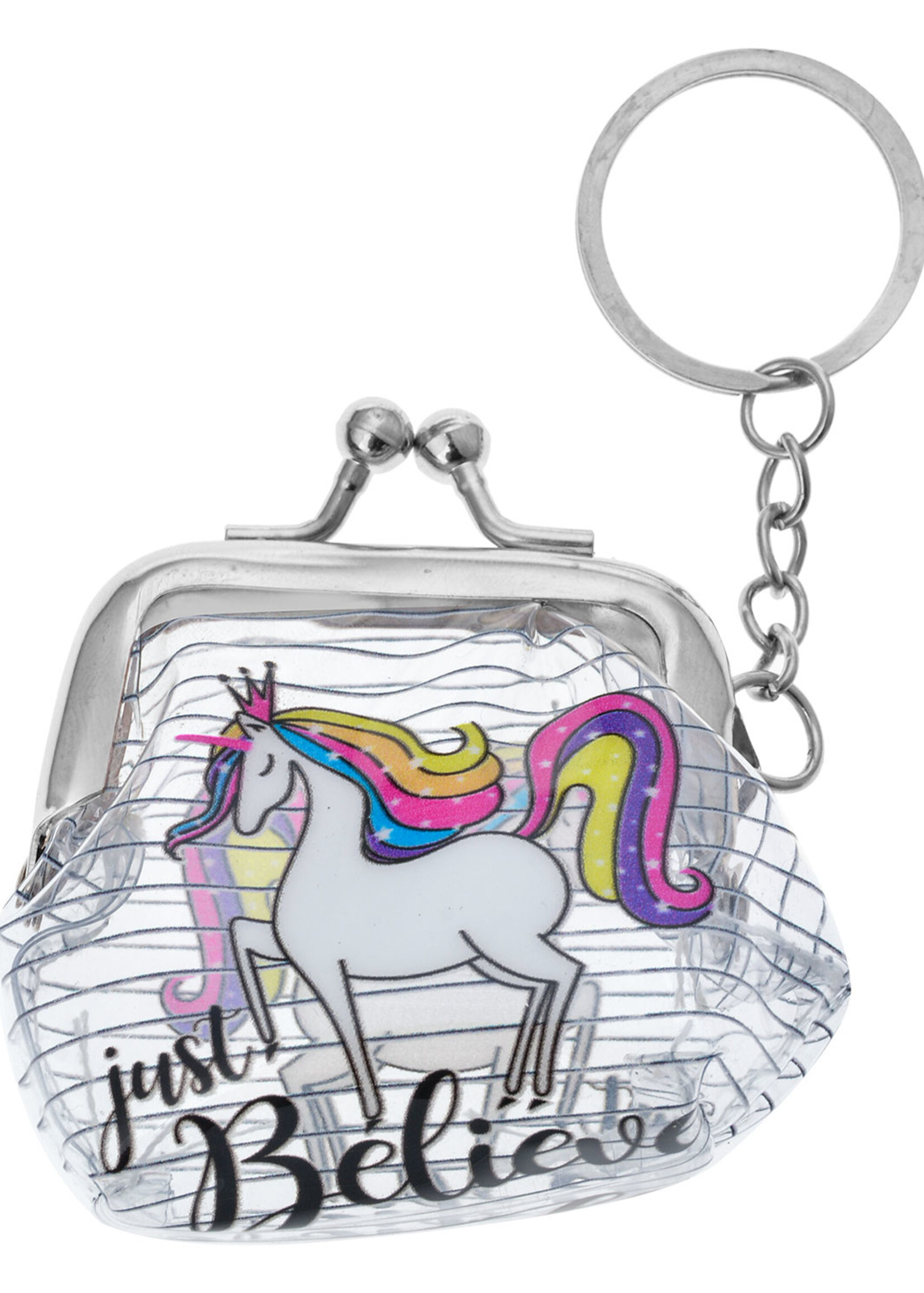 Clayre & Eef Porte-monnaie 11*8 cm couleur argentée MLLLPU0012