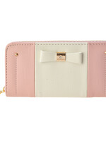 Clayre & Eef Portemonnee 19*10 cm roze MLPU0283P