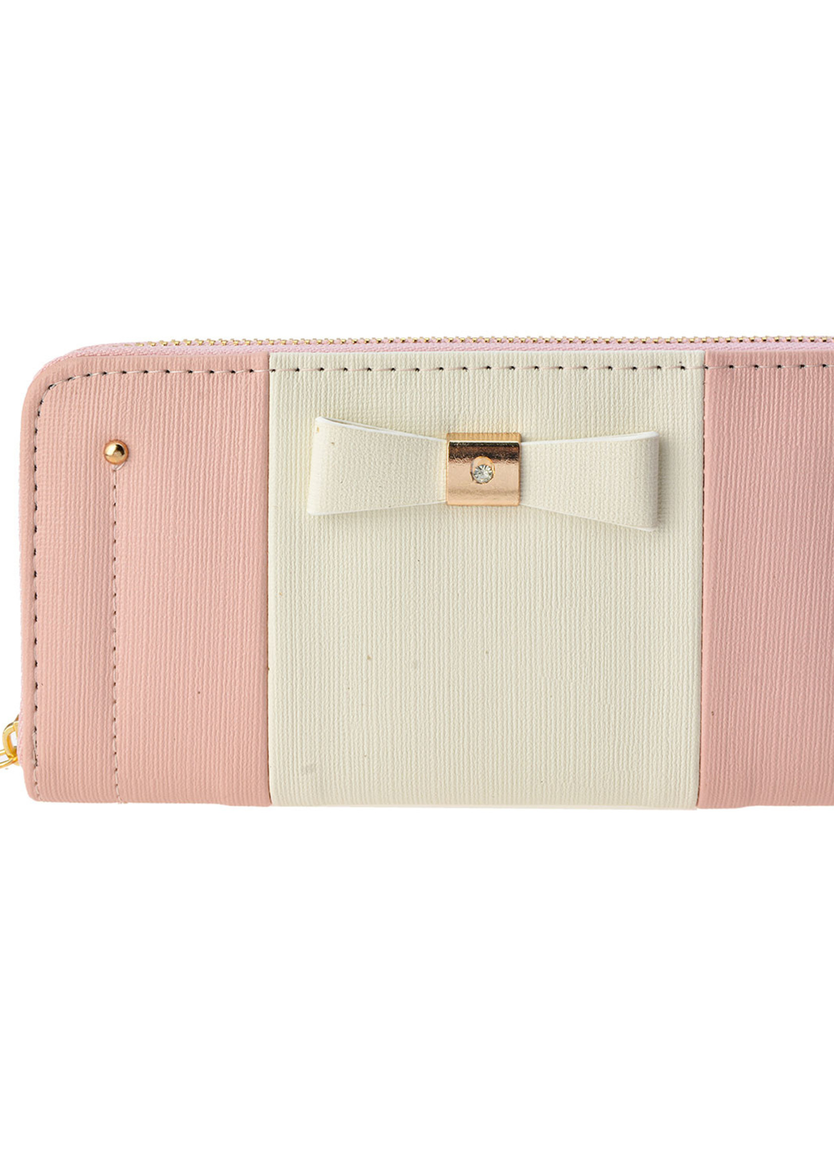 Clayre & Eef Porte-monnaie 19*10 cm rose MLPU0283P