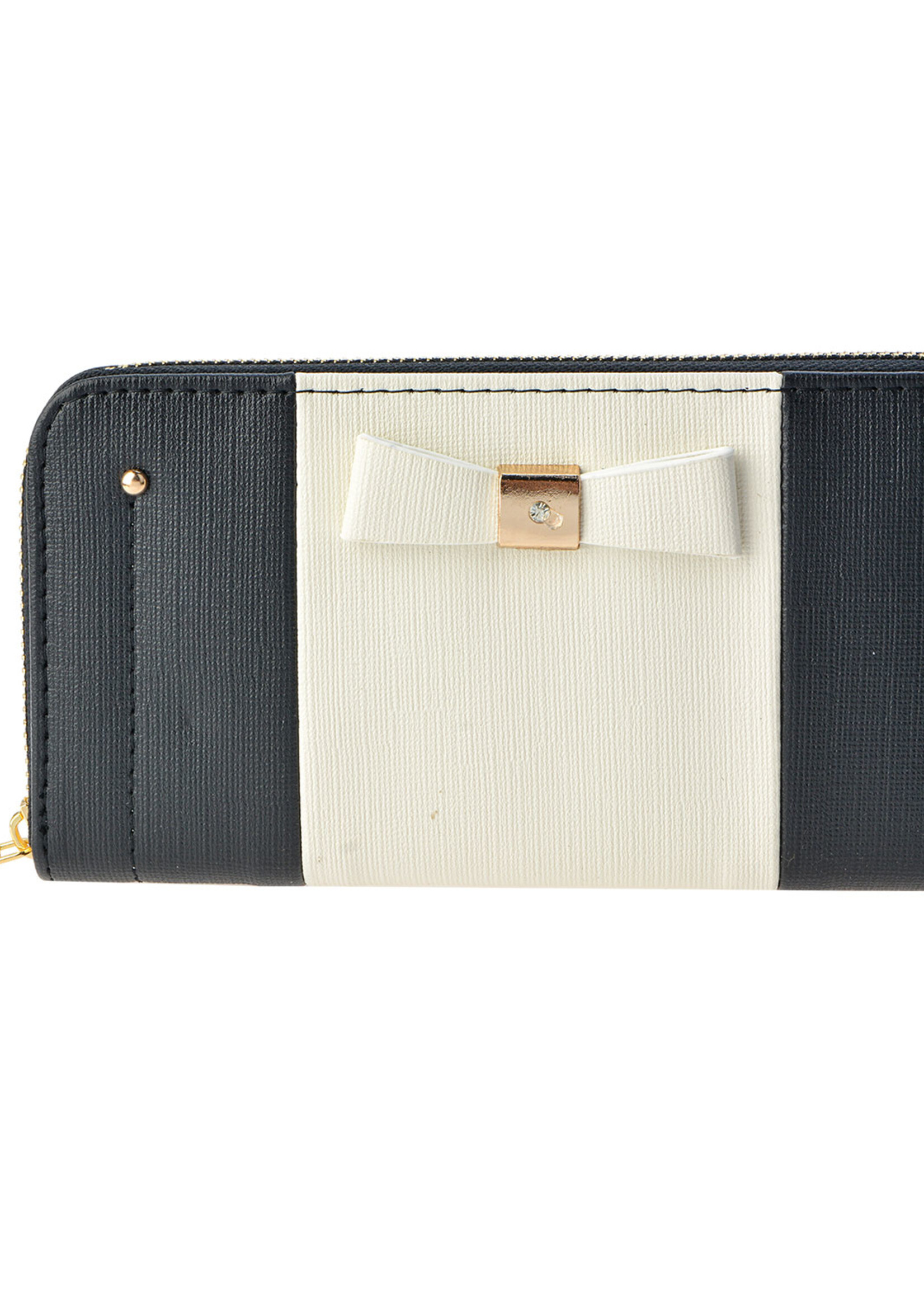 Clayre & Eef Porte-monnaie 19*10 cm noir MLPU0283Z