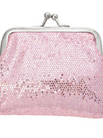 Clayre & Eef Porte-monnaie 8*9 cm couleur argentée MLPU0298