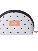 Clayre & Eef Trousse de toilette 18*11 cm noir/blanc MLTT0053