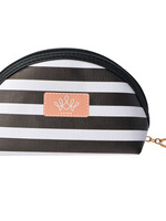 Clayre & Eef Trousse de toilette 19*10 cm noir/blanc MLTT0054