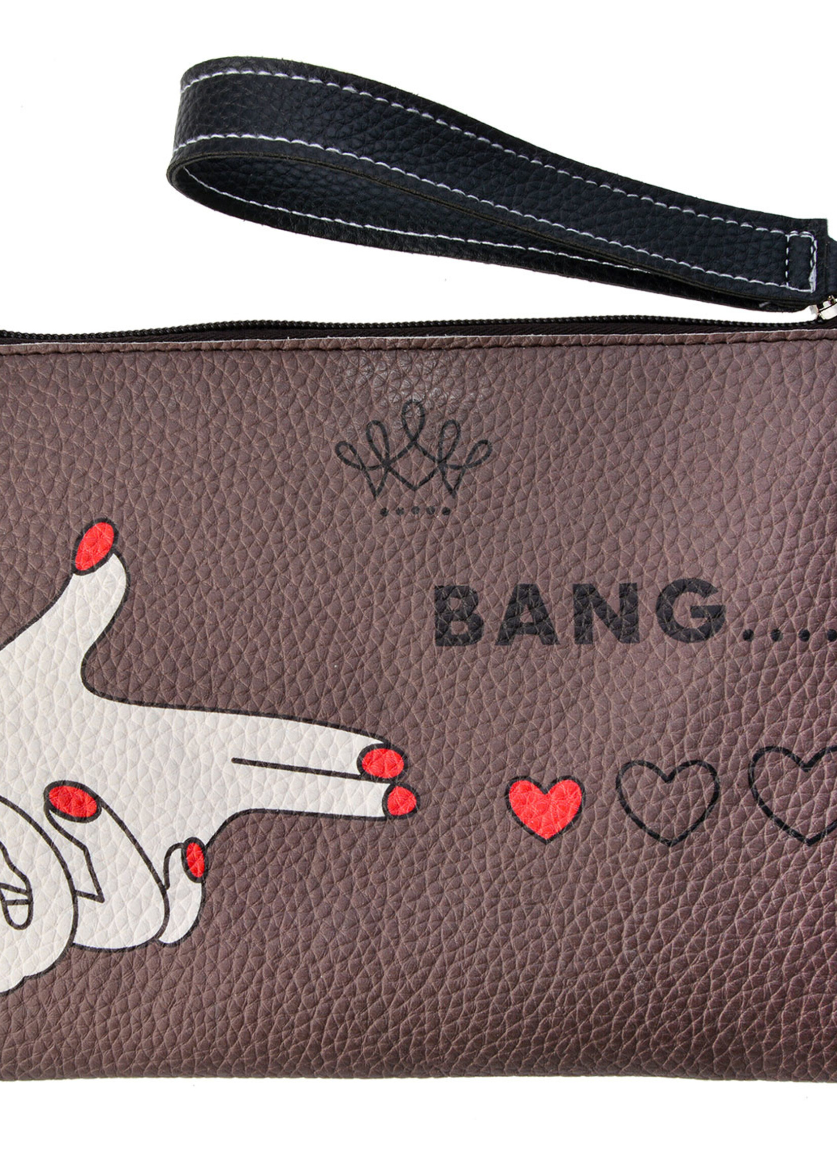 Clayre & Eef Trousse de toilette 22*16 cm brun MLTT0061