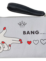 Clayre & Eef Trousse de toilette 22*16 cm gris MLTT0063