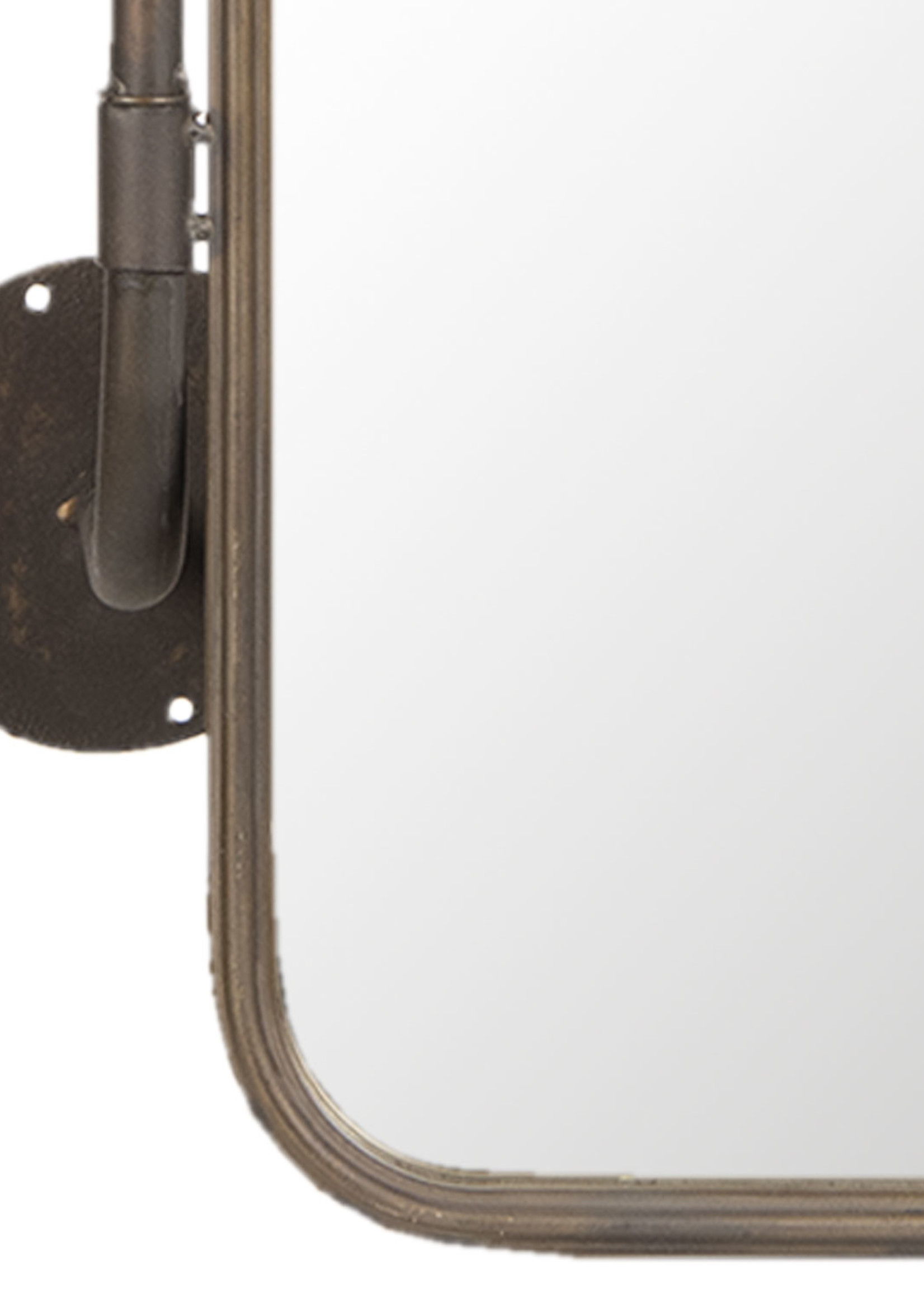 Clayre & Eef Miroir avec paniers 48*21*80 cm 52S168