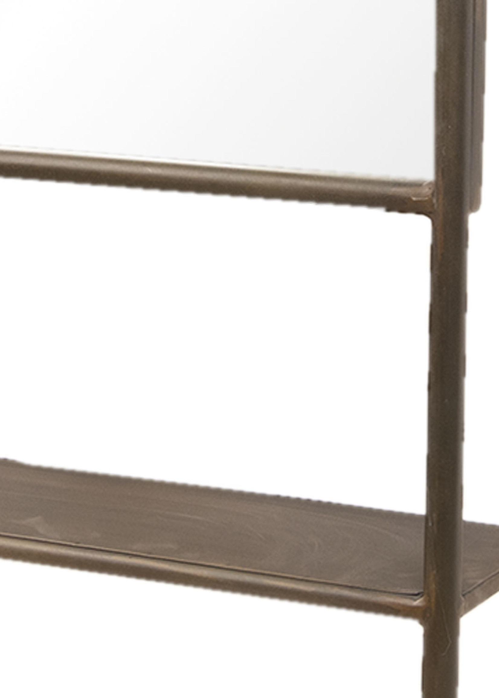 Clayre & Eef Miroir avec étagère 40*14*100 cm 52S170