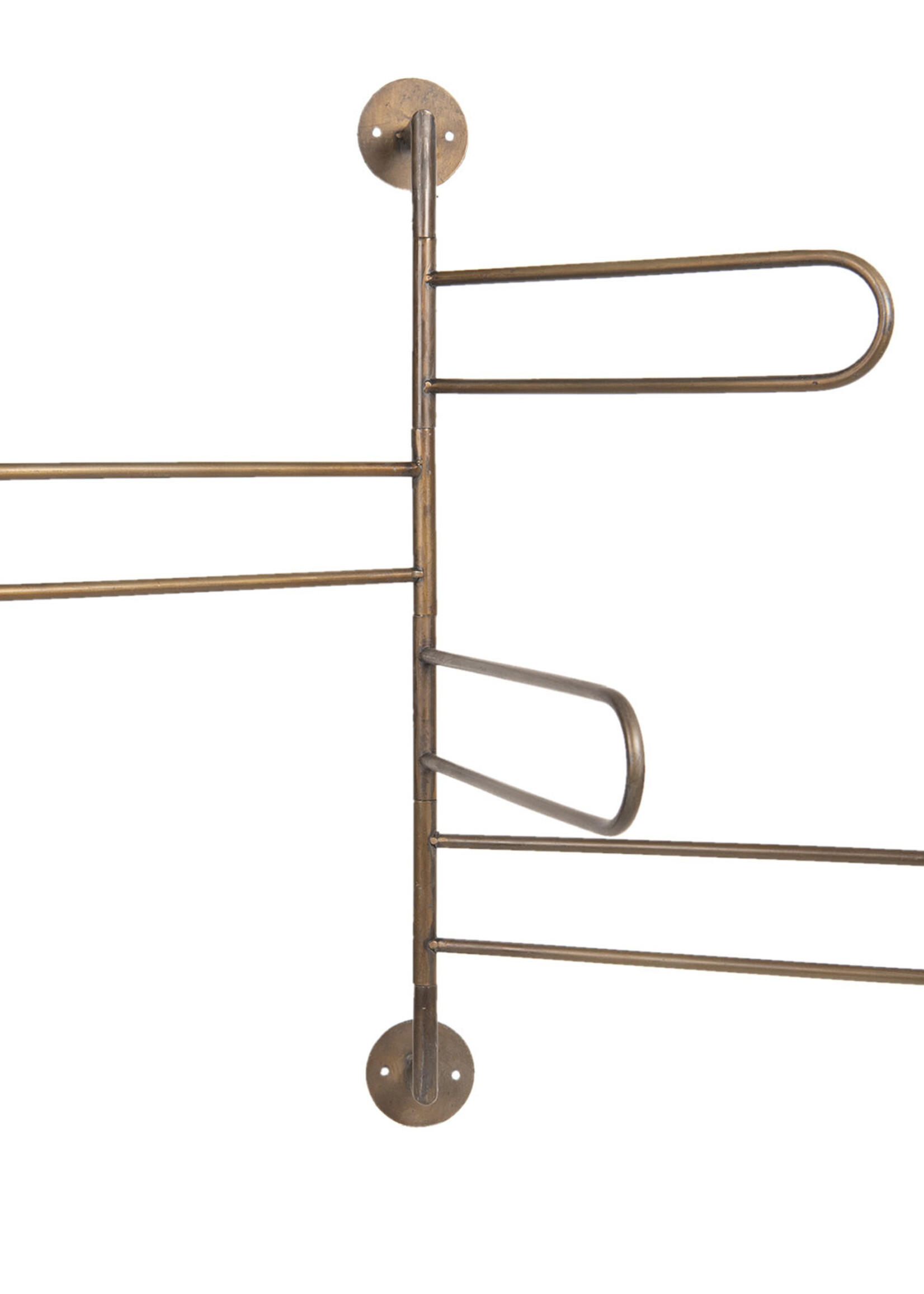 Clayre & Eef Porte-serviettes pivotant avec fixation murale 46*8*70 cm 5Y0639