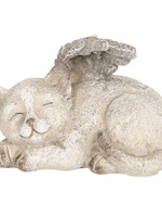 Clayre & Eef Décoration chat avec des ailes 15*10*10 cm 6PR2655