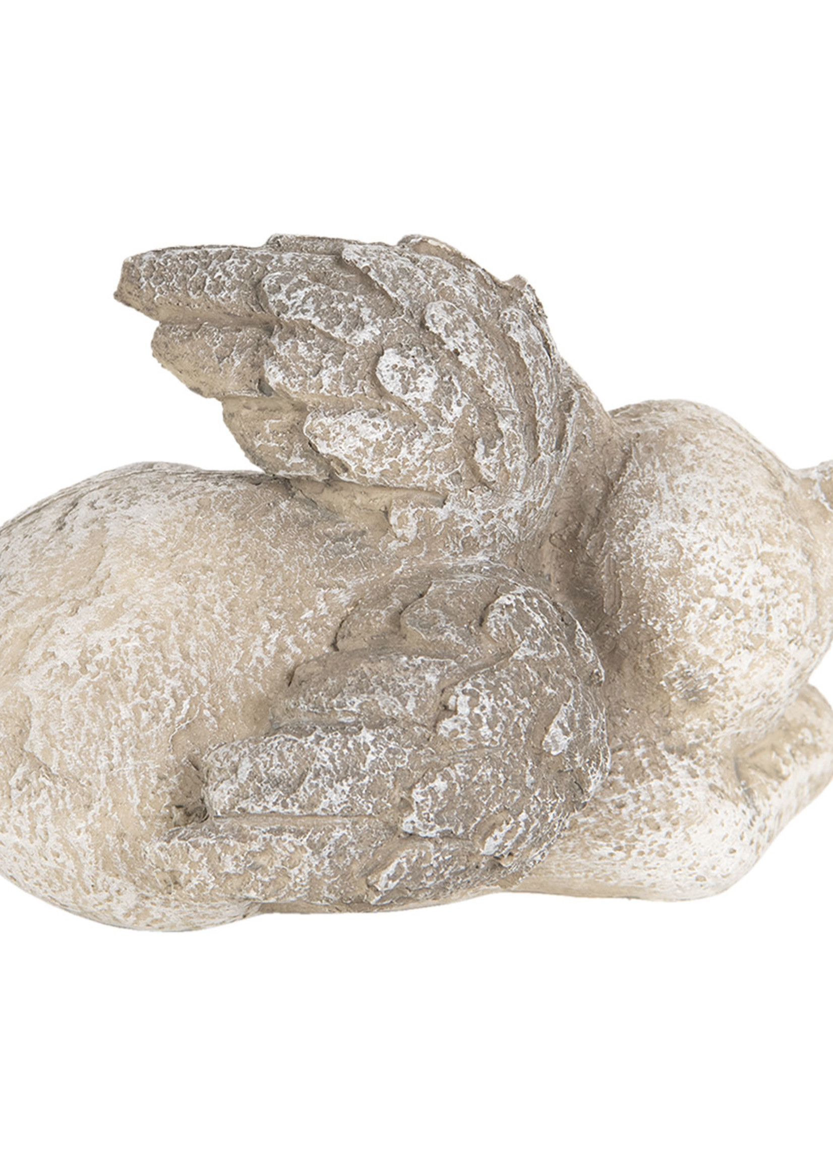 Clayre & Eef Décoration chat avec des ailes 15*10*10 cm 6PR2655