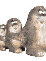 Clayre & Eef Décoration taupes 24*13*20 cm 6PR2661