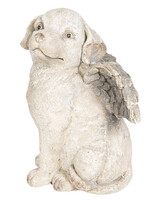 Clayre & Eef Décoration chien avec des ailes 24*24*33 cm 6TE0252