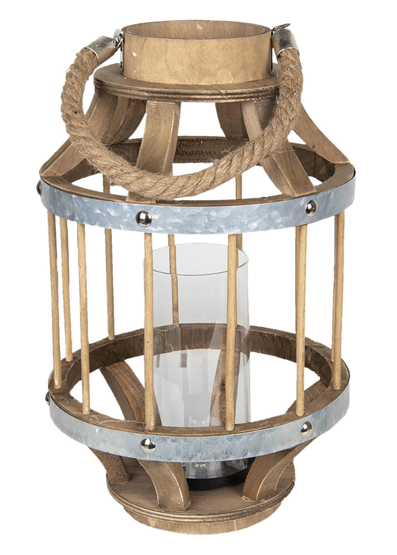 Clayre & Eef Windlicht Ø 22*35 cm 6H1733S