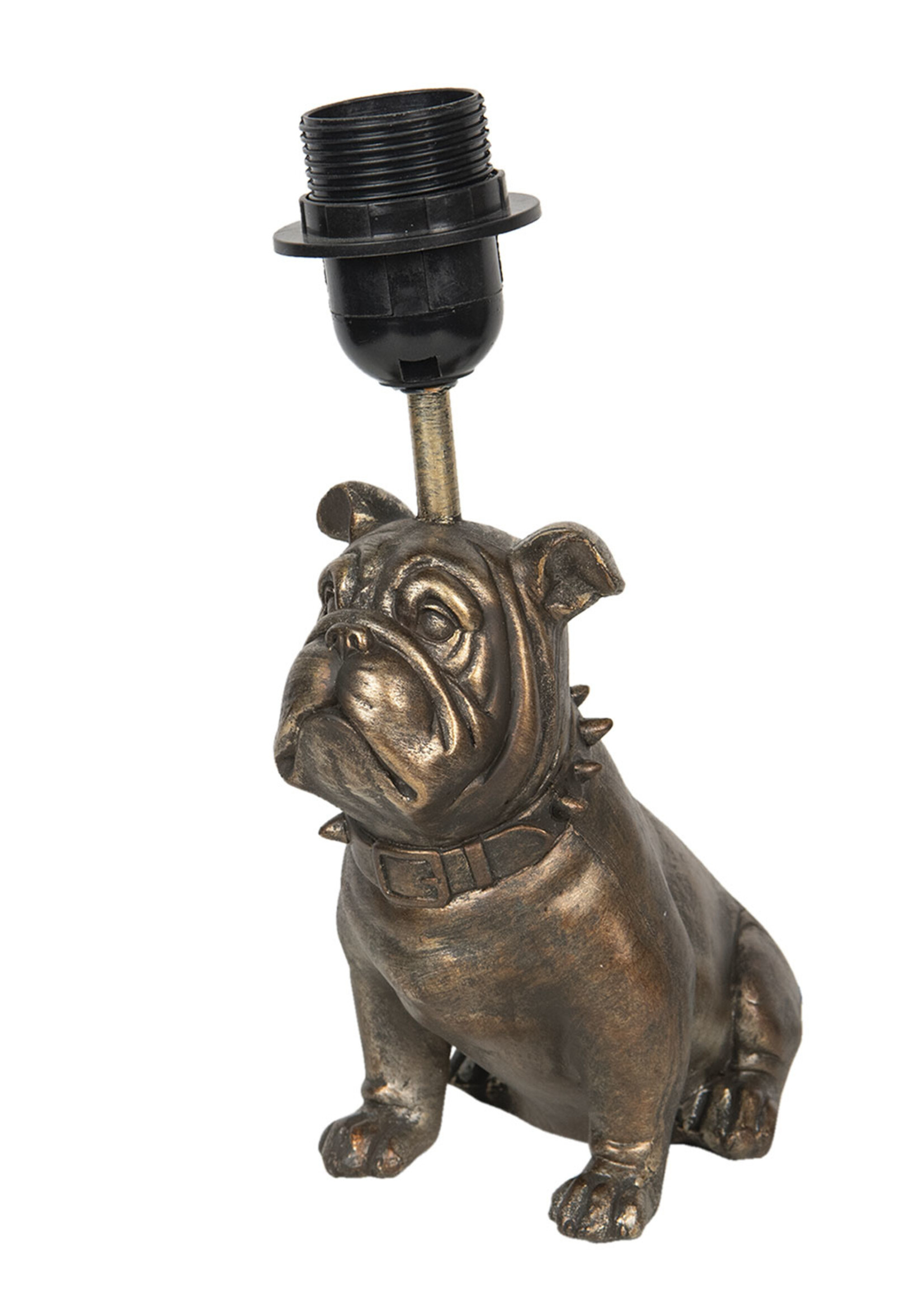 Clayre & Eef Pied de lampe chien 19*10*25 cm E27/max 1*60W 6LMP652