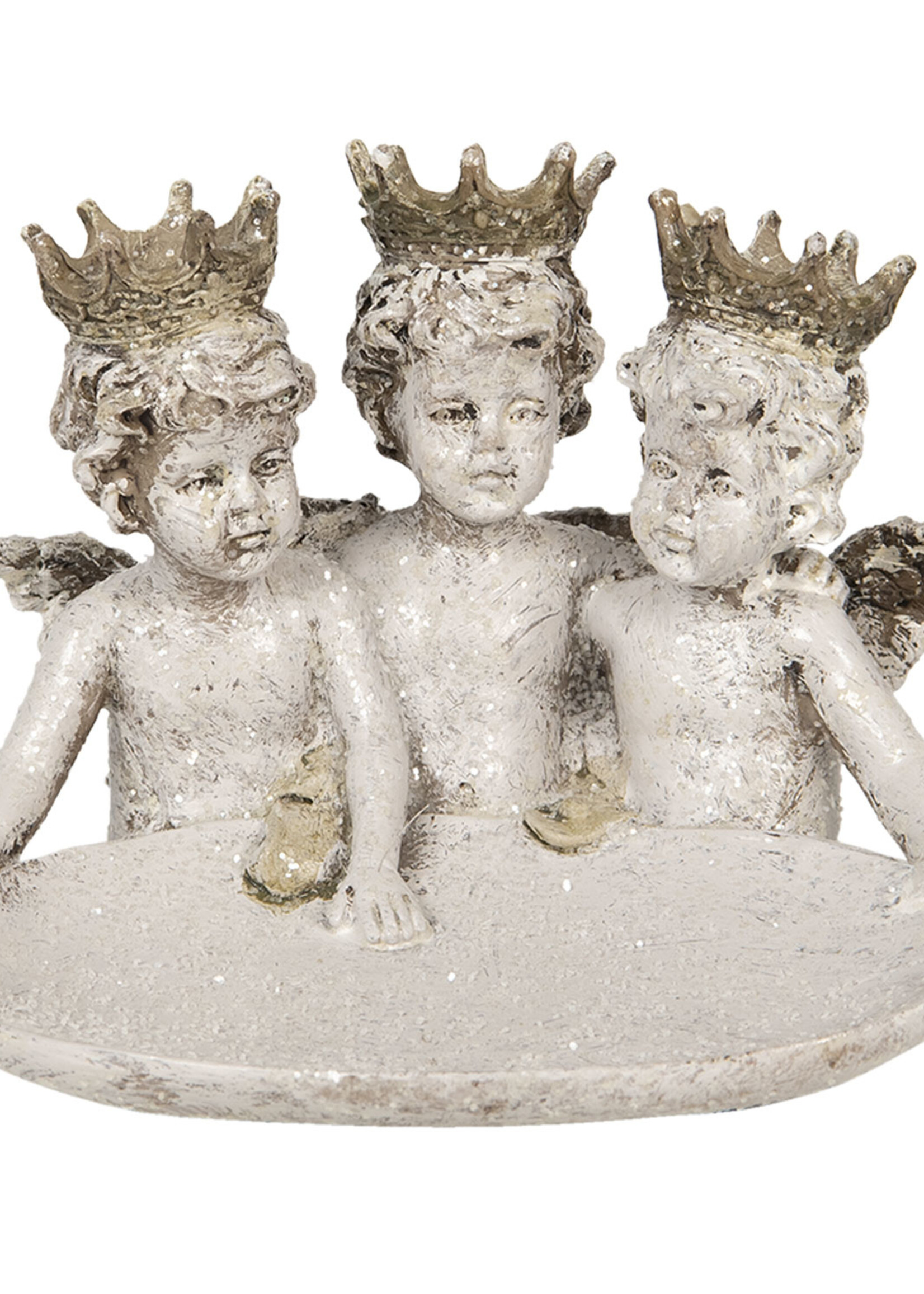 Clayre & Eef Decoratie engelen 15*12*13 cm 6PR2783