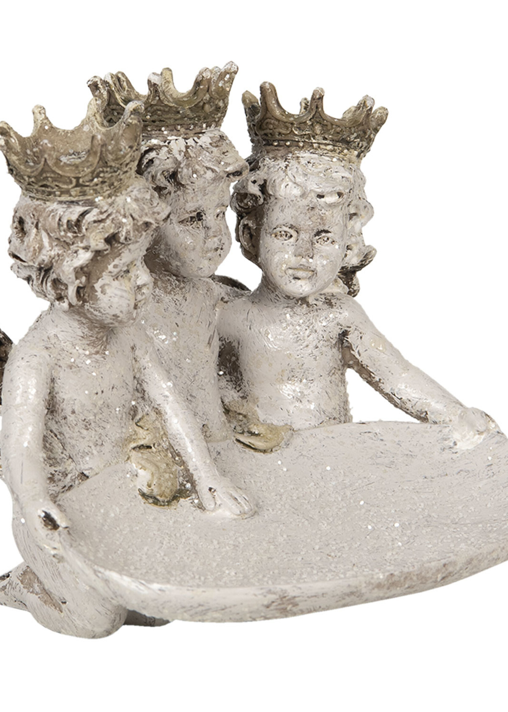 Clayre & Eef Décoration anges 15*12*13 cm 6PR2783