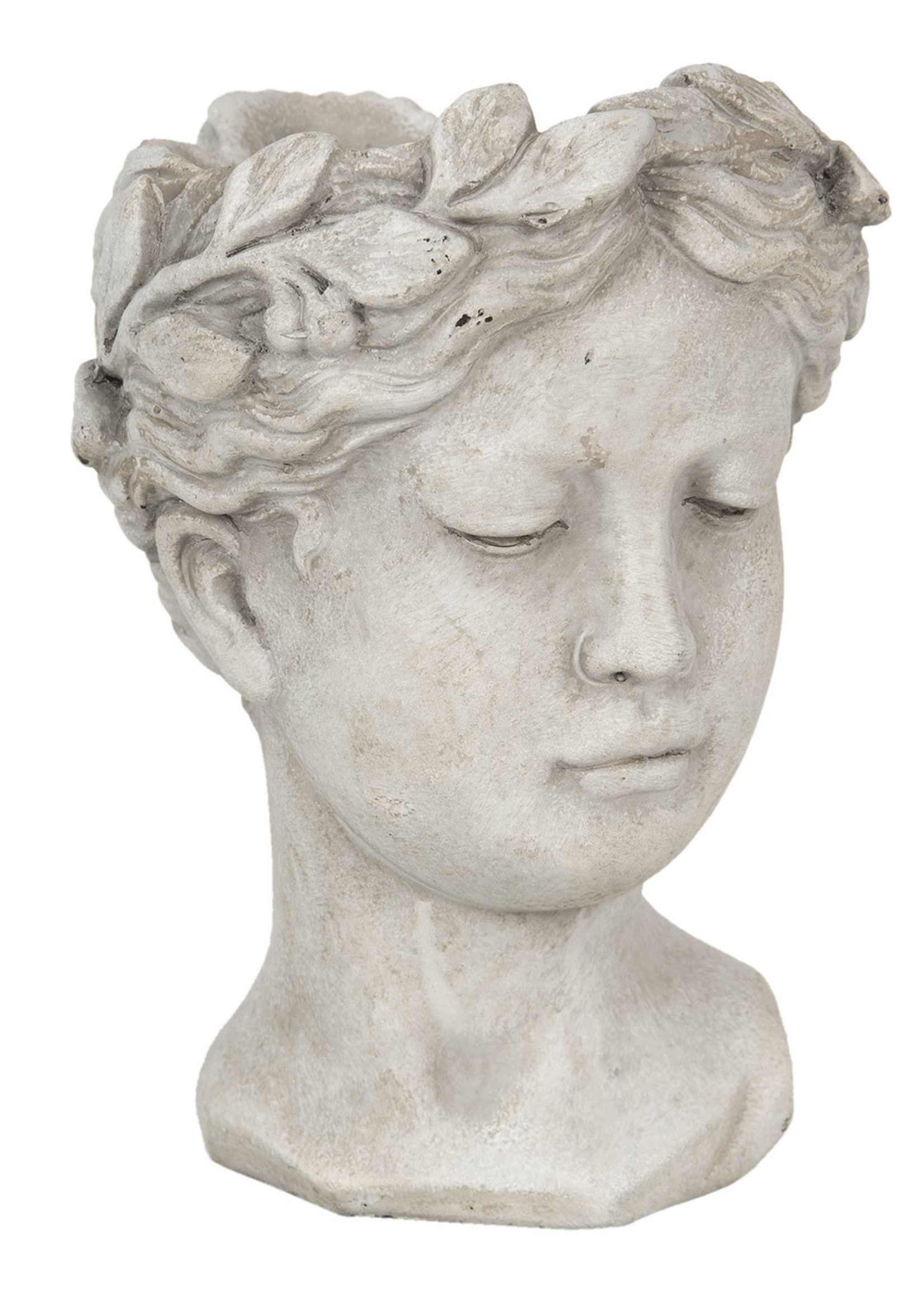 Clayre & Eef Bloempot vrouw 12*11*16 cm 6TE0291S