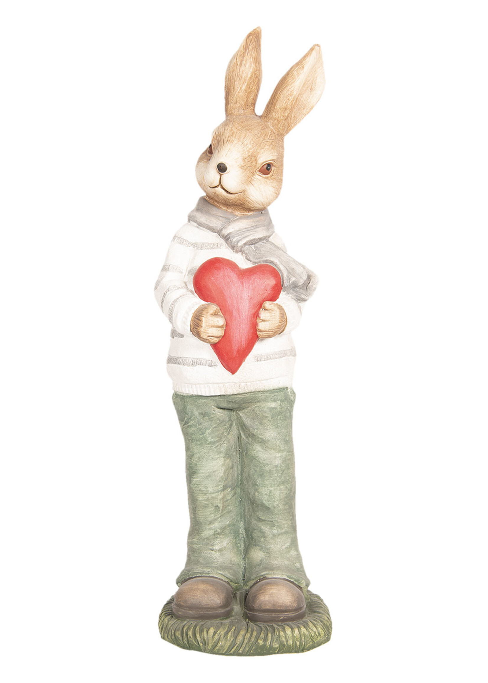 Clayre & Eef Décoration lapin 19*18*60 cm 6TE0270