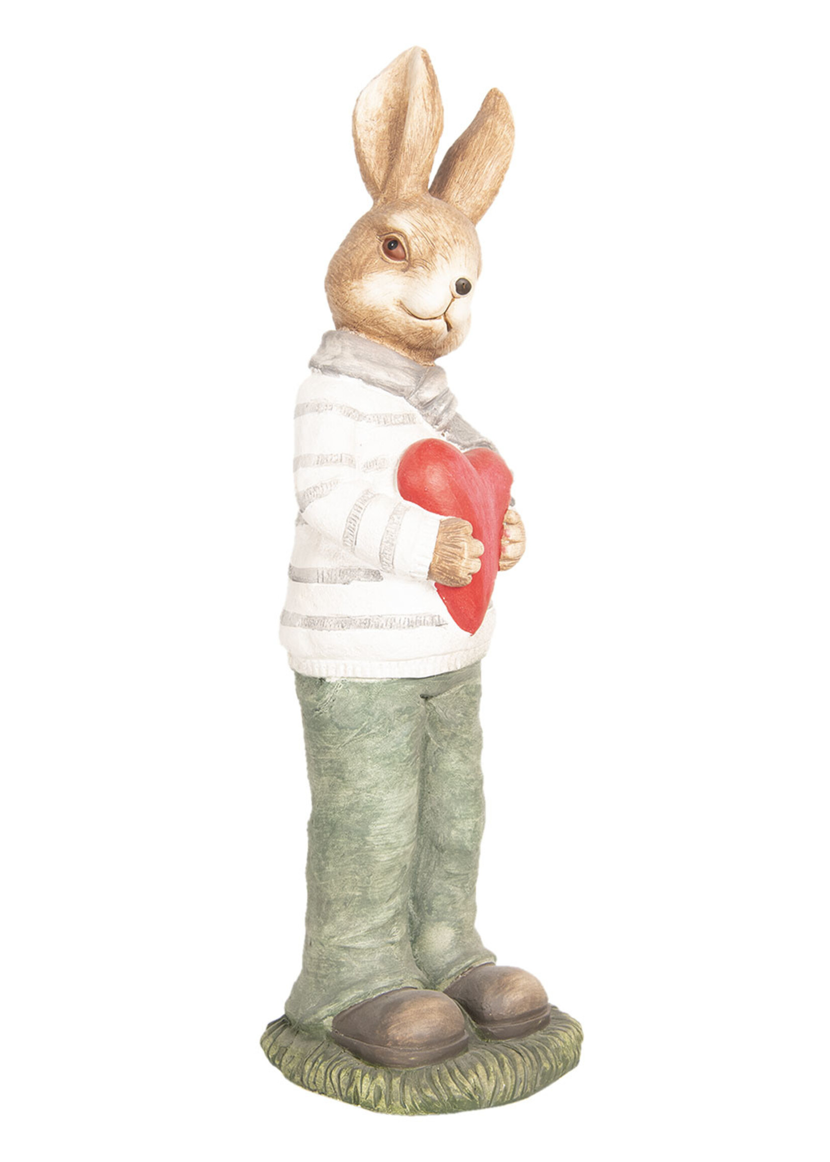 Clayre & Eef Décoration lapin 19*18*60 cm 6TE0270