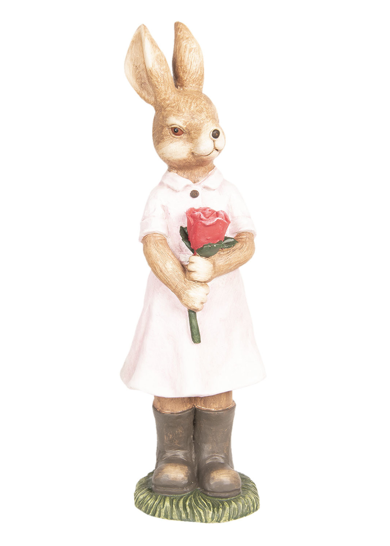 Clayre & Eef Décoration lapin 19*18*60 cm 6TE0271