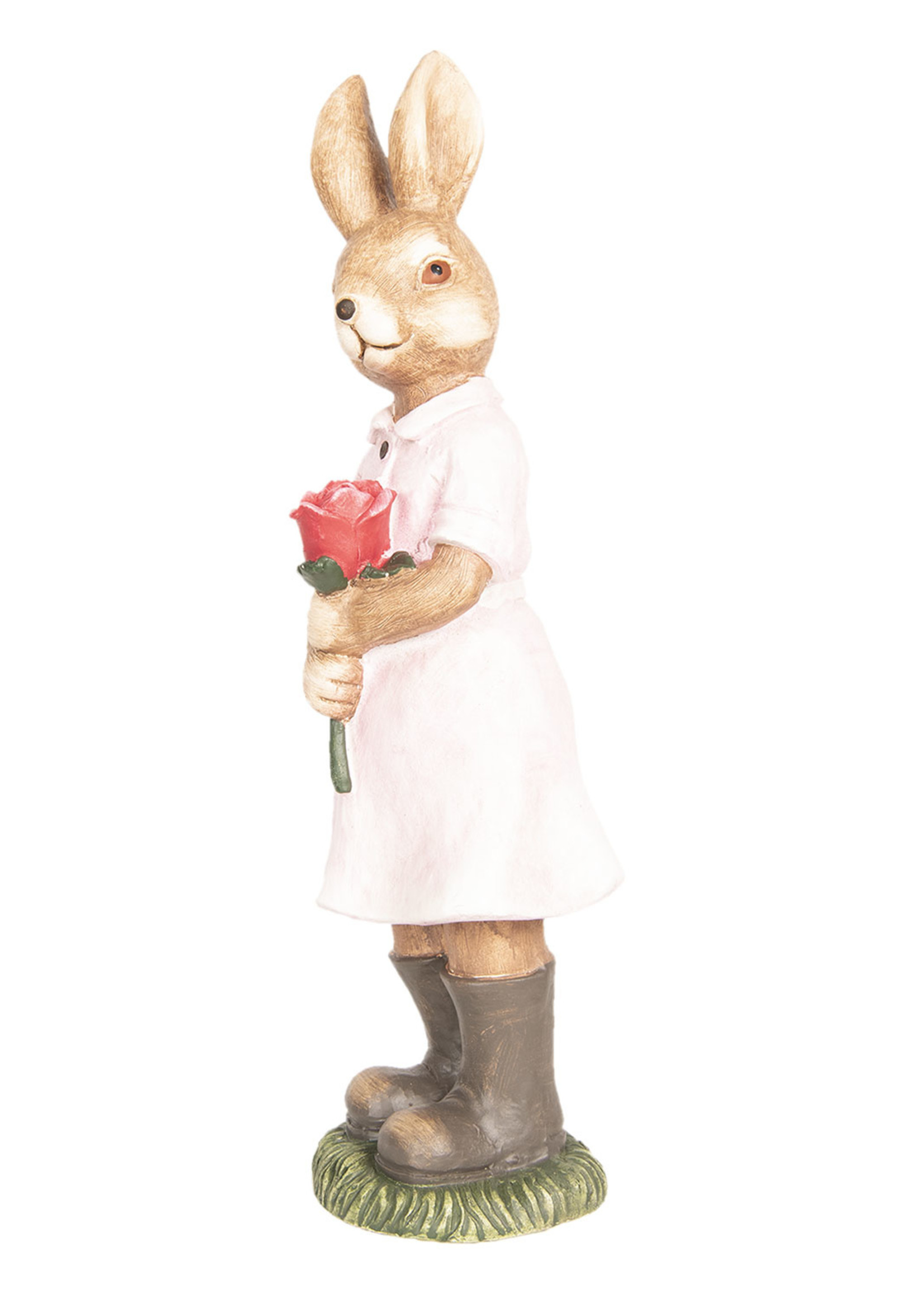 Clayre & Eef Décoration lapin 19*18*60 cm 6TE0271
