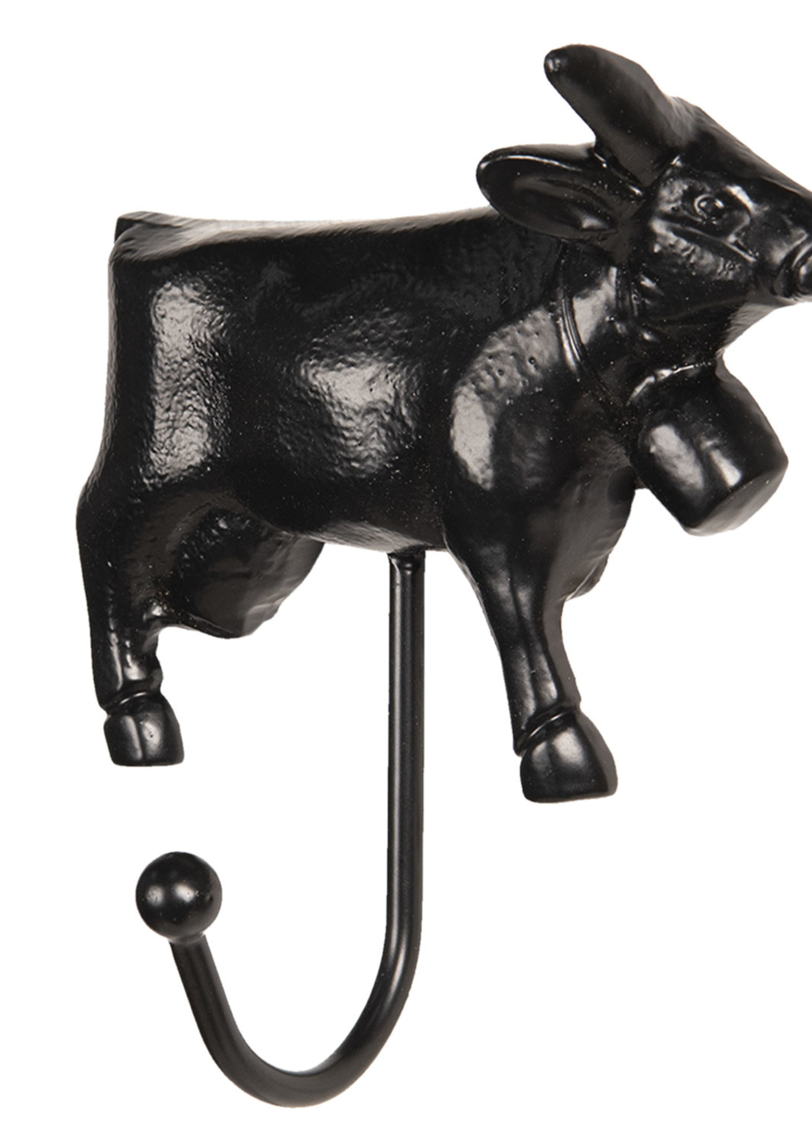 Clayre & Eef Wandhaak koe 14*14*5 cm 6Y3338