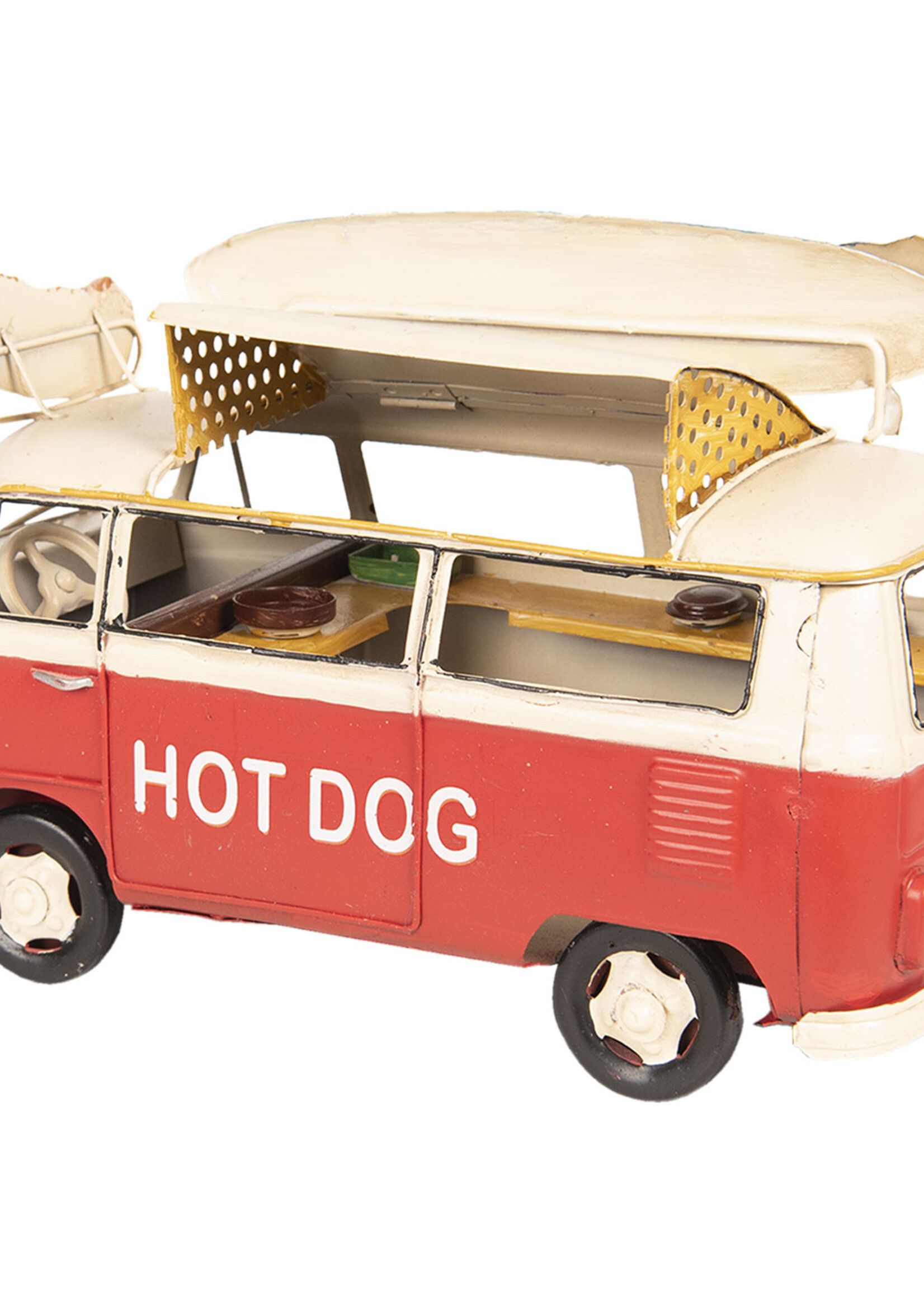 Clayre & Eef VW bus model licentie 25*14*16 cm 6Y3434