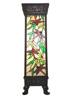 Clayre & Eef Lampe colonne Tiffany 26*26*71 cm E27/max 1*100W 5LL-6056