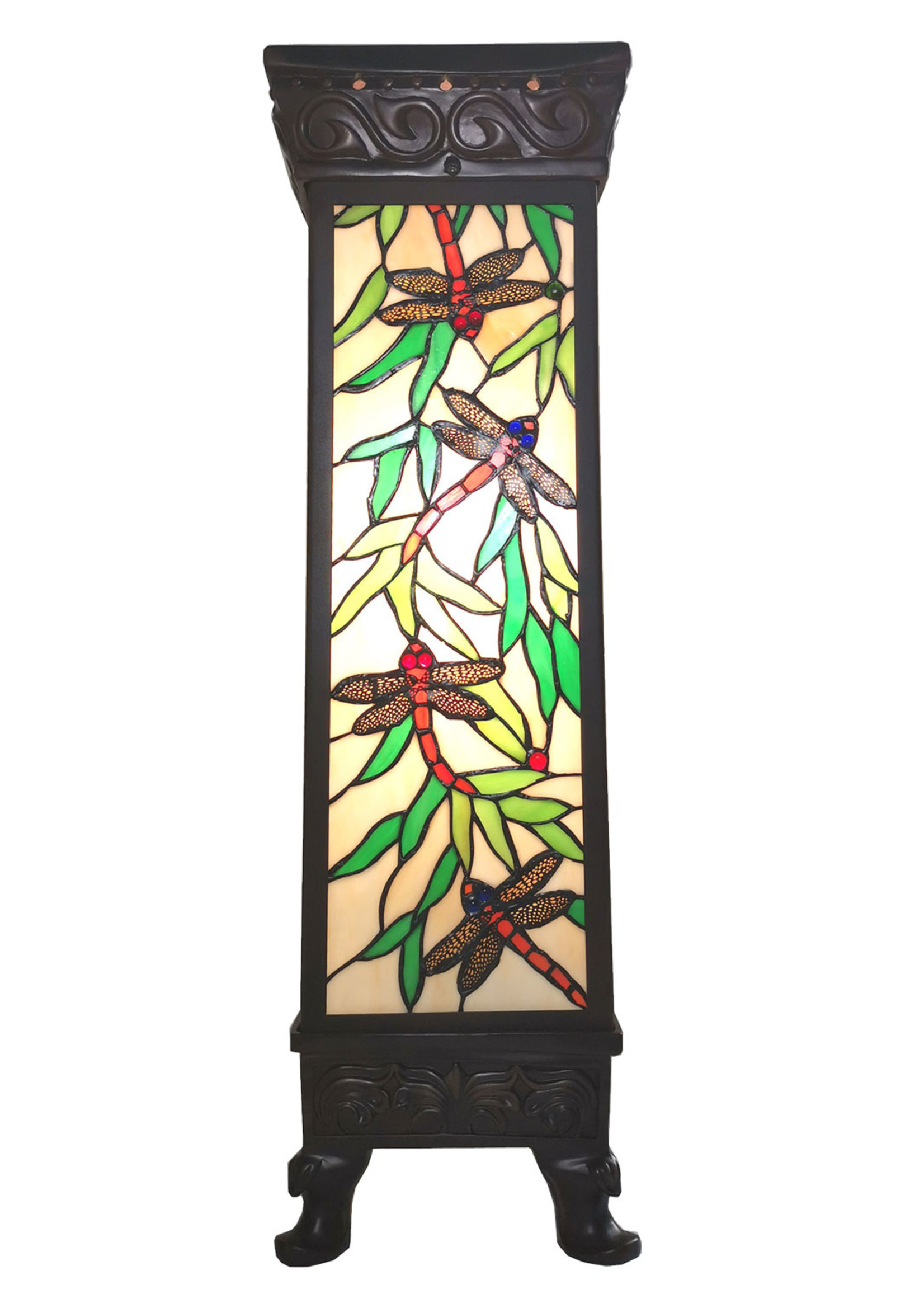 Clayre & Eef Zuil Tiffany 26*26*71 cm E27/max 1*100W 5LL-6056