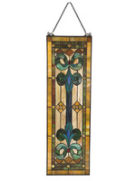 Clayre & Eef Glaspaneel Tiffany 25*1*73 cm 5LL-6057